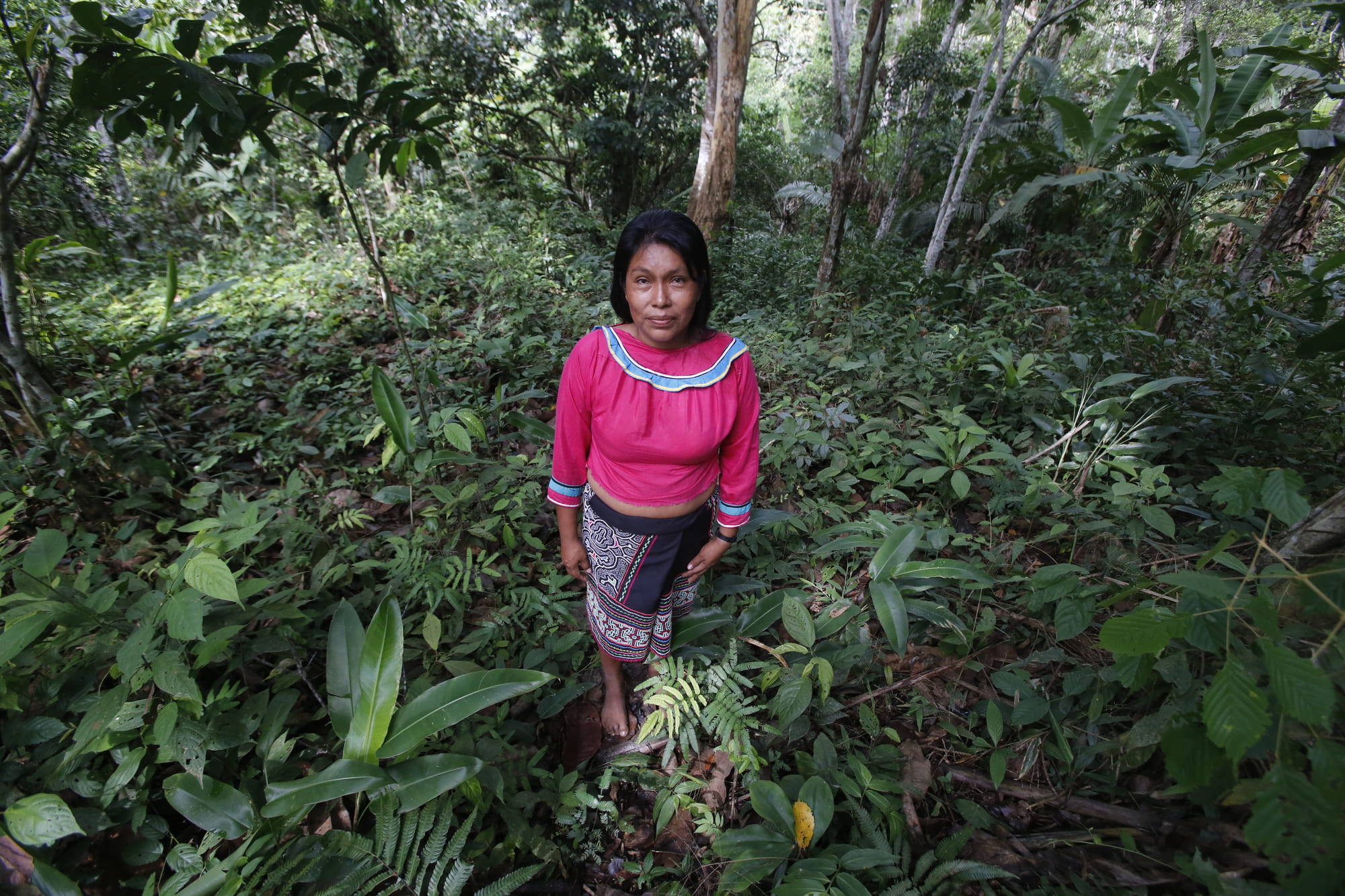 Pobladora Shipiba / Foto: Martin Alvarado / Archivo CRESPIAL